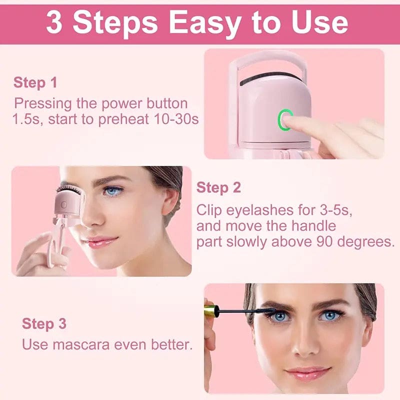 Chargeable eyelash curler