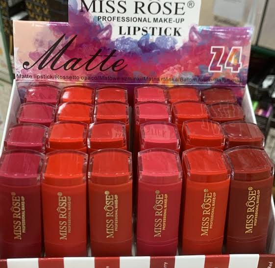 Miss rose set of 6 Matte lipstick Z4