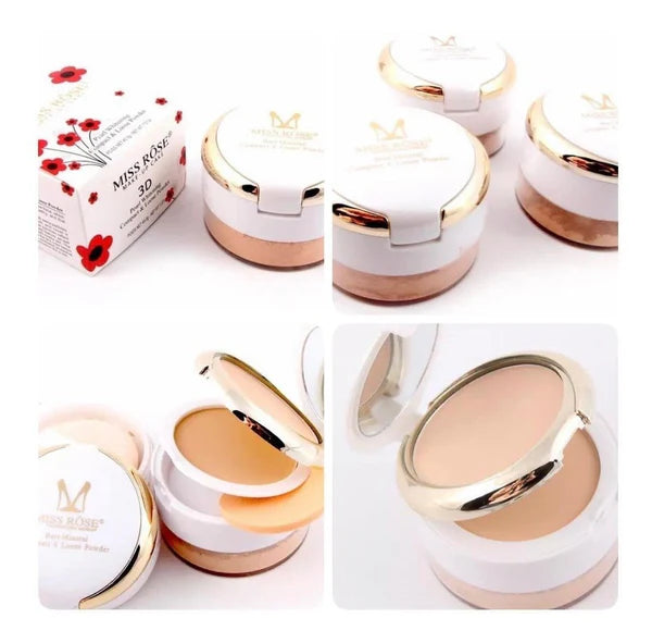 MISS ROSE 3D PEARL WHITENING Face / COMPACT POWDER & LOOSE POWDER