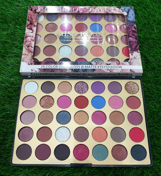 MISS ROSE 35 Color EyeShadow Palette Model MY