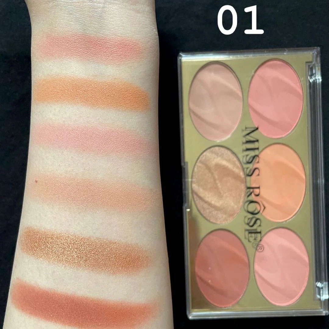 Miss Rose 6 color blush (new)