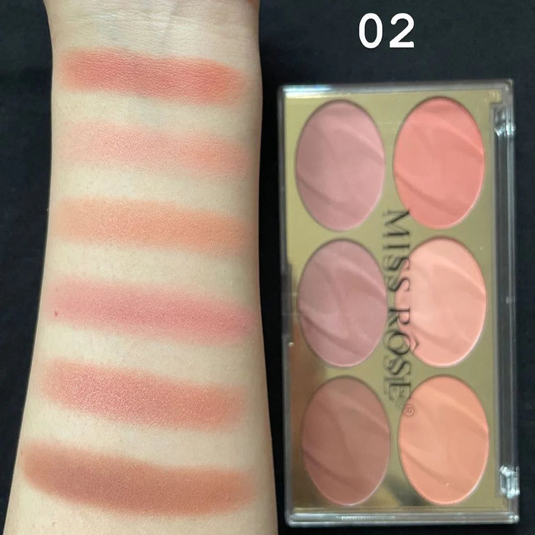 Miss Rose 6 color blush (new)