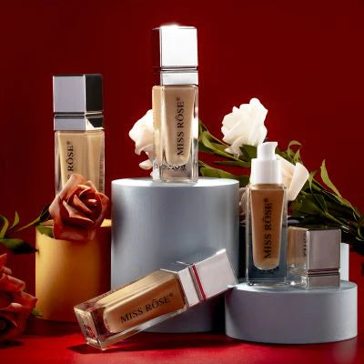 Miss Rose Pump bottle Silk Foundation