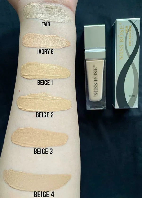 Miss Rose Pump bottle Silk Foundation