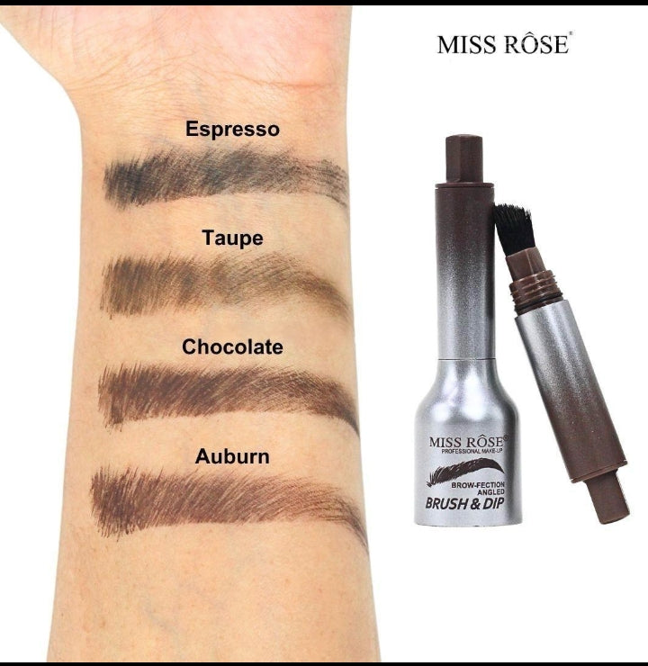 Miss Rose Angled Brush & Dip Eyebrow Gel