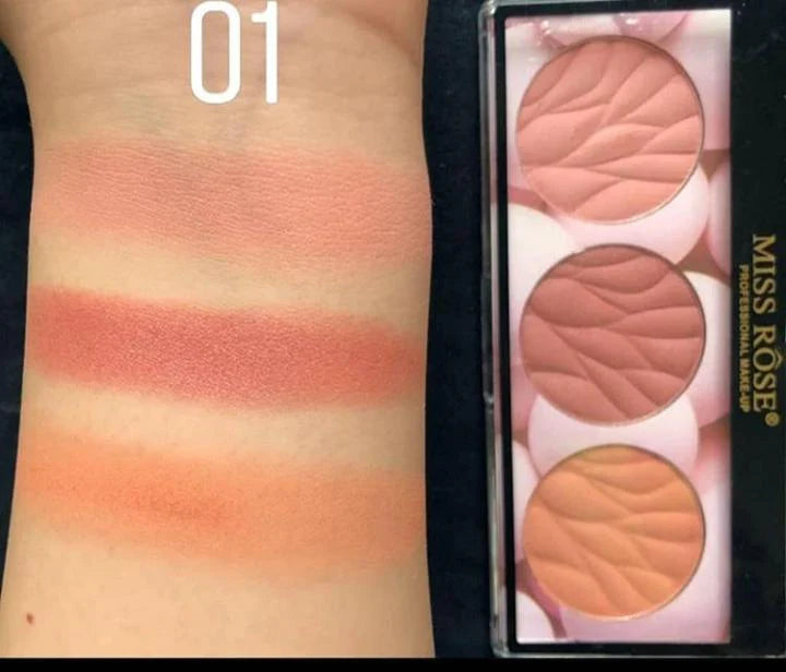 Miss Rose 3 Color Blush