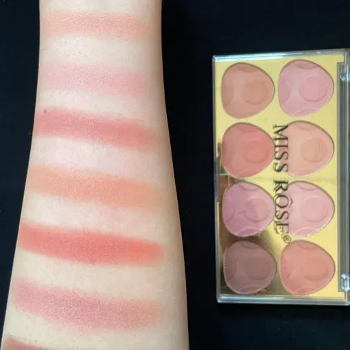 Miss Rose new 8 colors blush palette