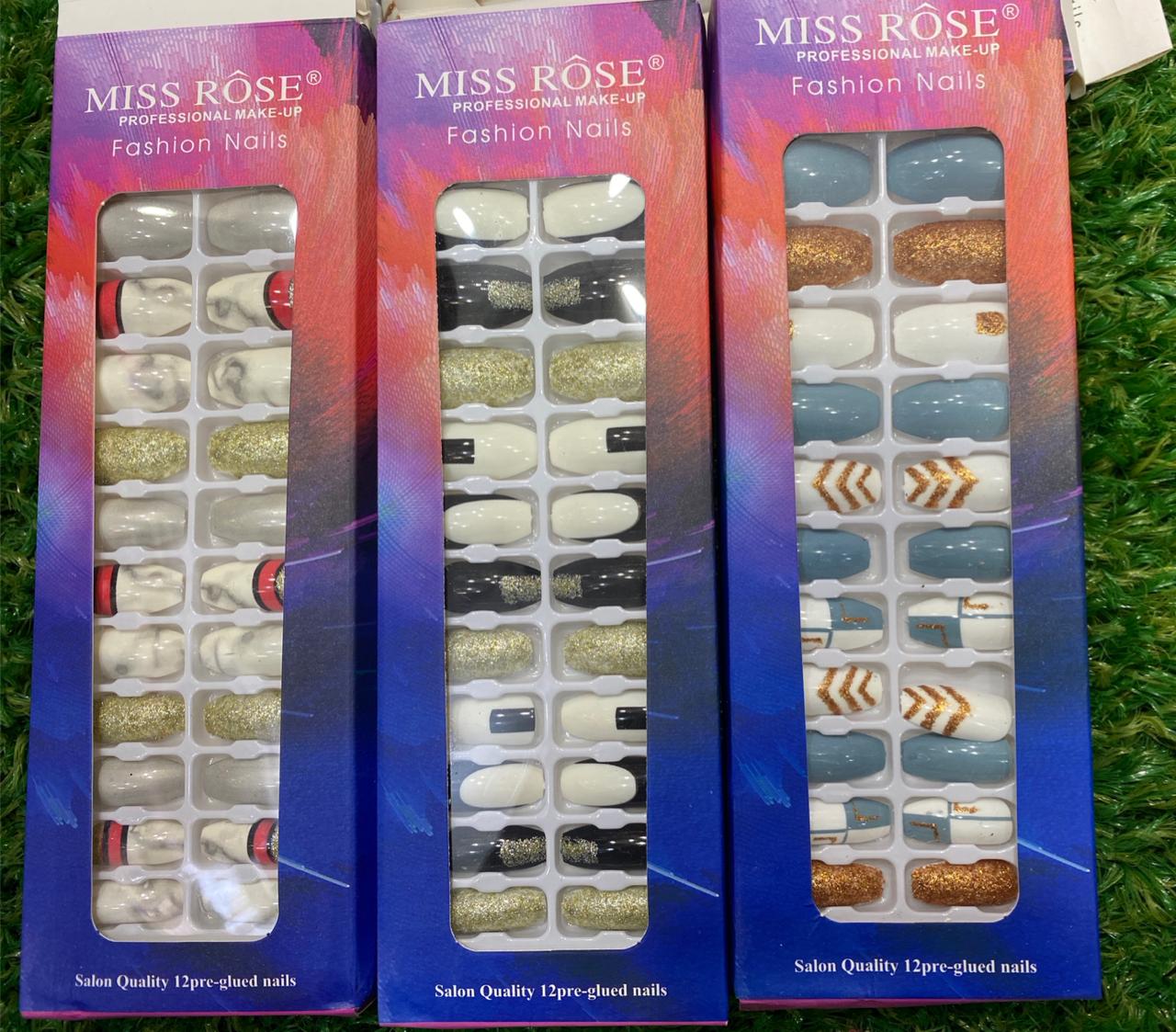 Miss Rose fancy nails