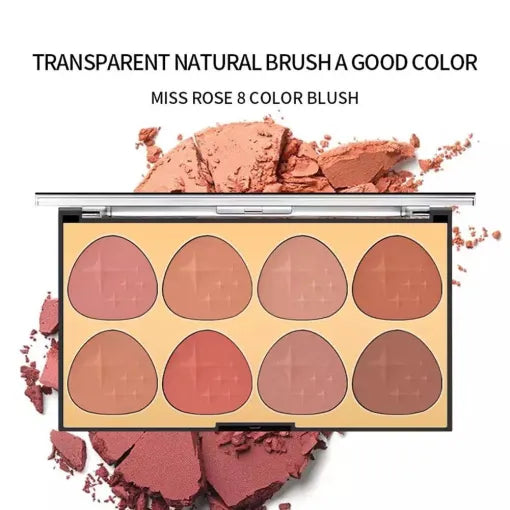 Miss Rose new 8 colors blush palette