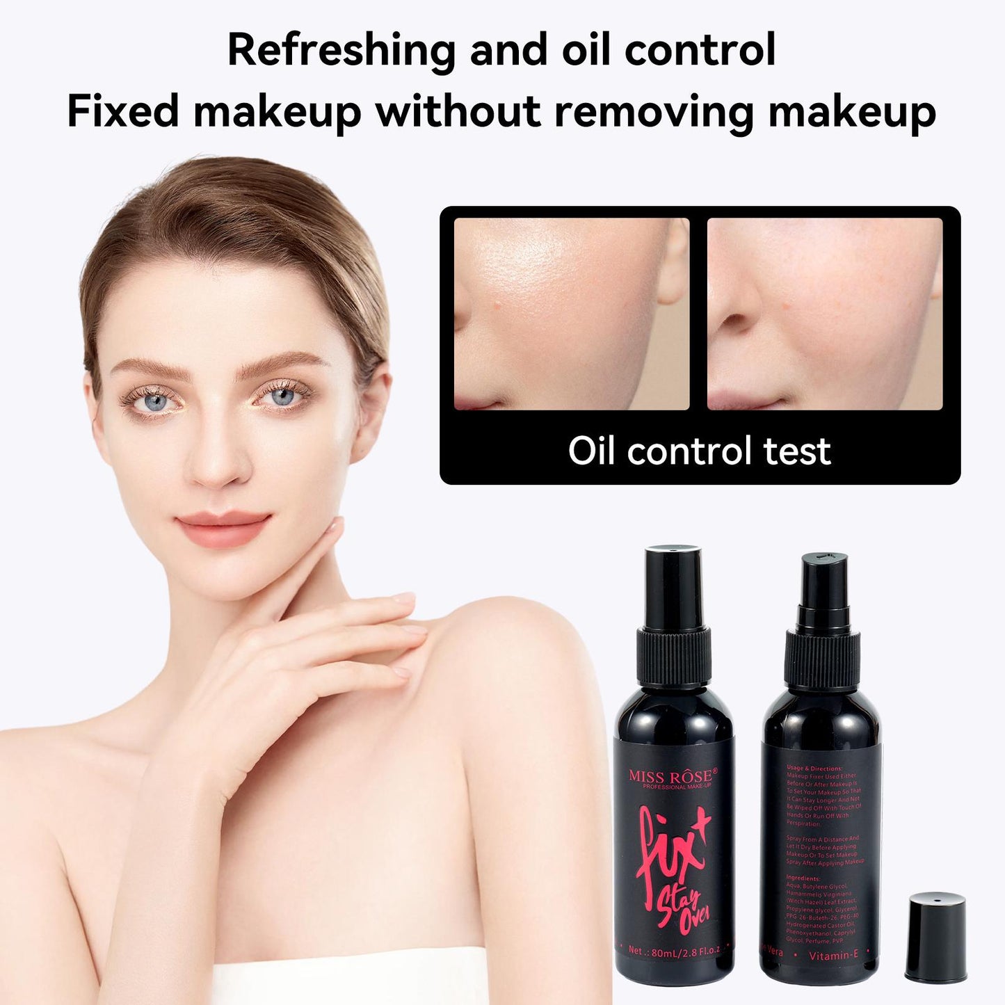 Miss Rose New makeup fixer spray Fix over