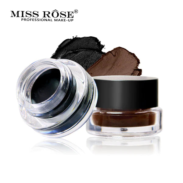 MISS ROSE Kajal & Gel Eyeliner - 2 color set Black and Brown