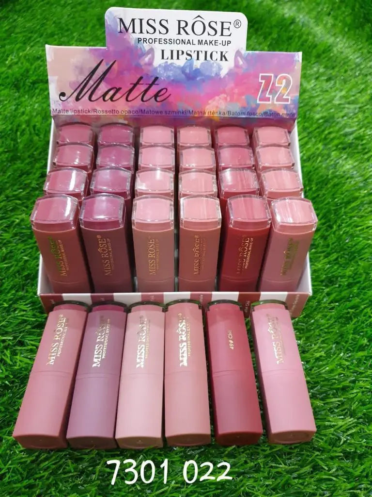 MISS ROSE Set of 6 Matte Lipsticks