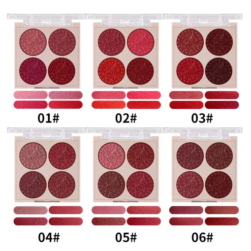 Miss Rose 4 Color gorgeous Lipstick Palette