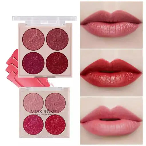 Miss Rose 4 Color gorgeous Lipstick Palette