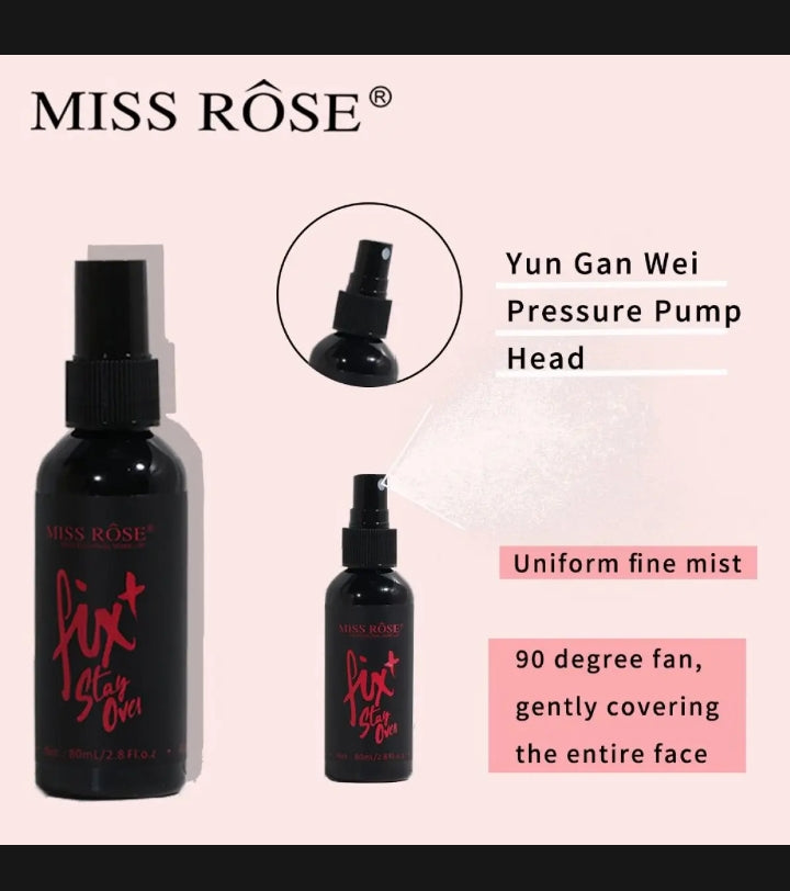 Miss Rose New makeup fixer spray Fix over