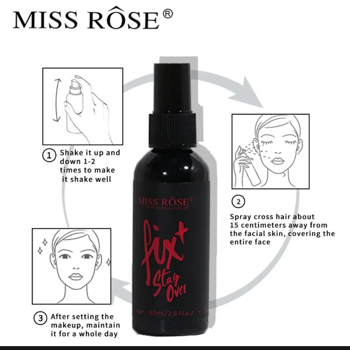 Miss Rose New makeup fixer spray Fix over