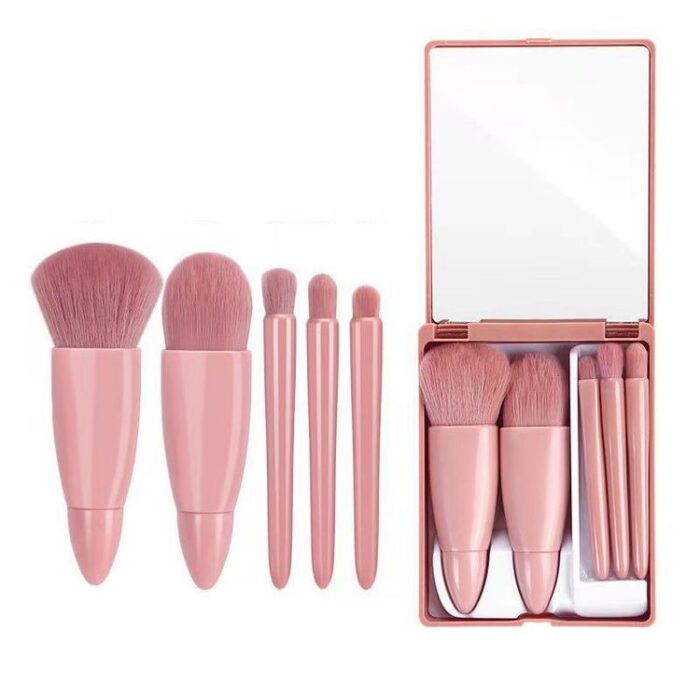 5 in 1 Brushes pocket friendly travel Brushes with Mirror