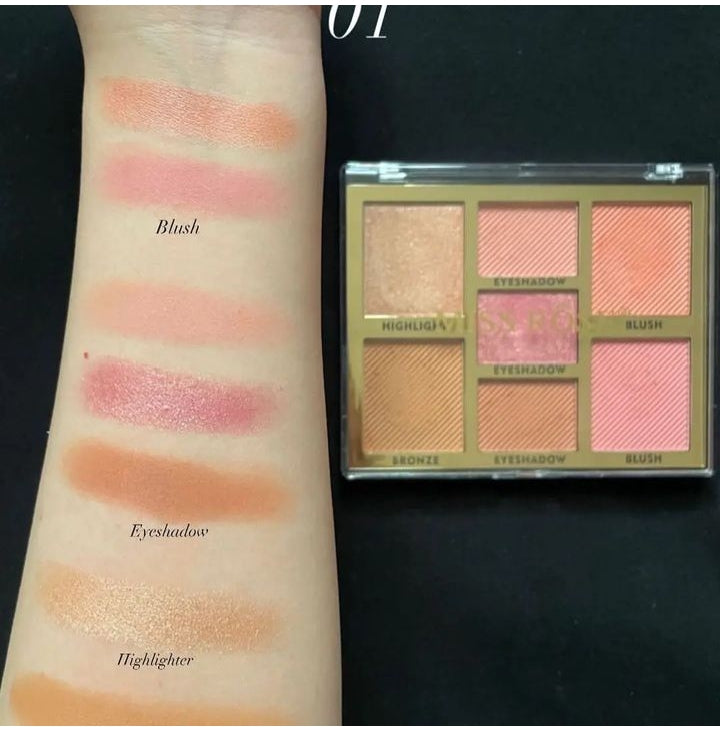 Miss Rose 7 Color Face Palette