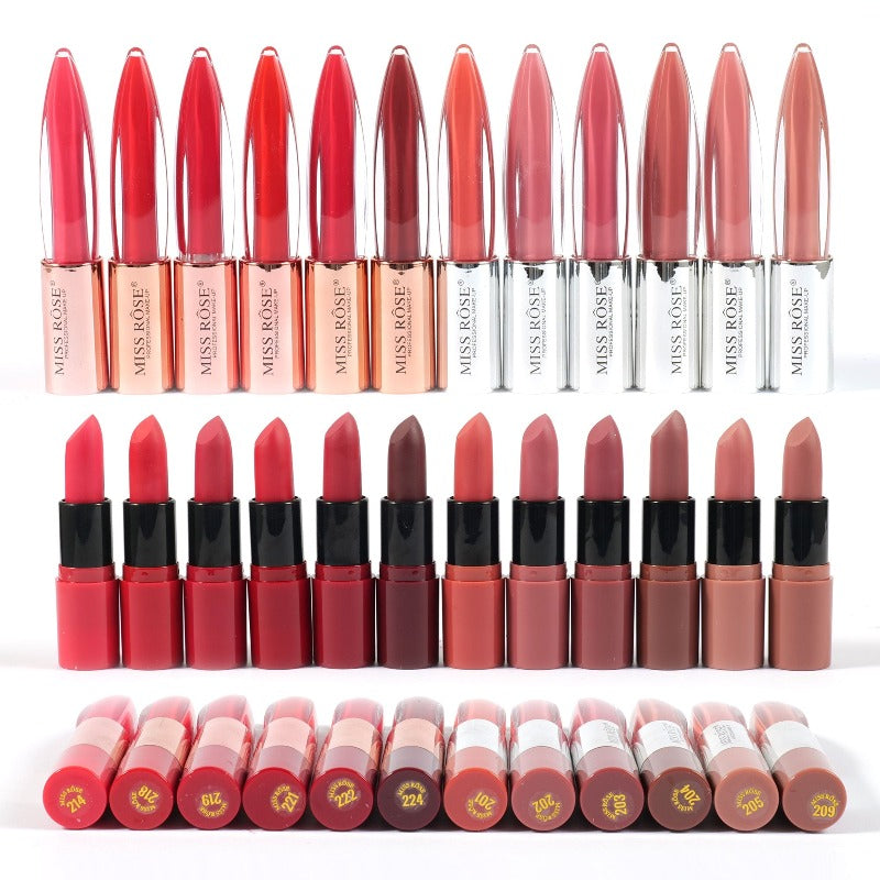 Missrose Dual-Ended Matte Lipstick & Lip Gloss