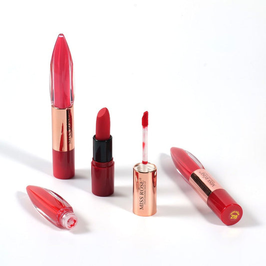 Missrose Dual-Ended Matte Lipstick & Lip Gloss