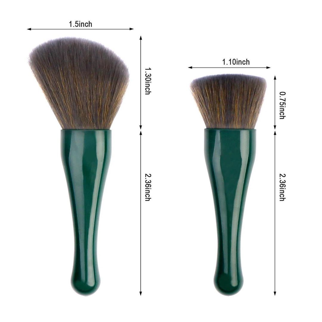 Shell makeup brushes set pocket size