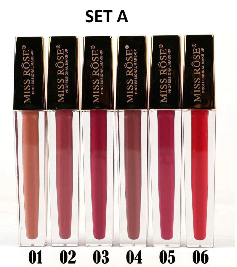 Miss Rose New Matt Liquid Lip Gloss (Gold)
